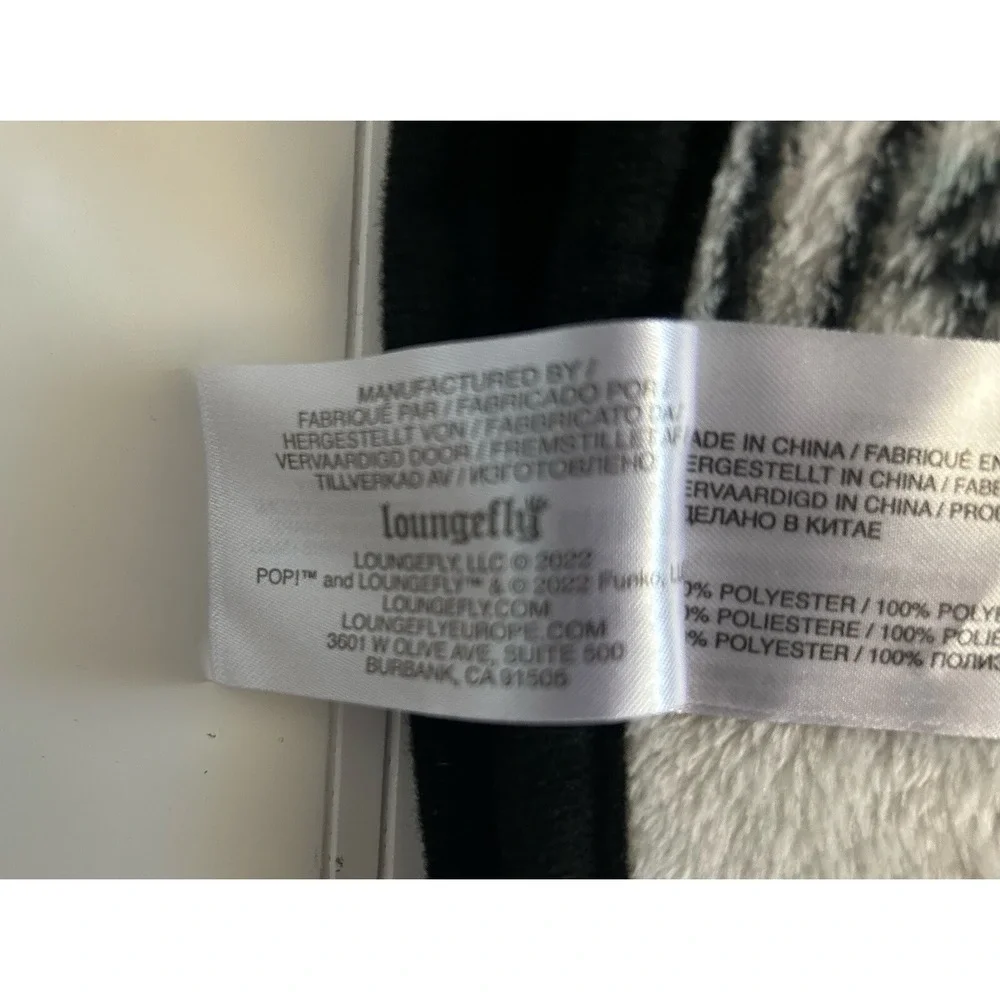 Loungefly‎ Nightmare Before Christmas Gingerbread Funko 2022 Plush Throw Blanket